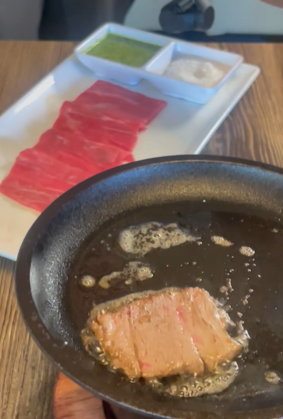 Tabletop Tenderloin at Zest Restaurant Roswell