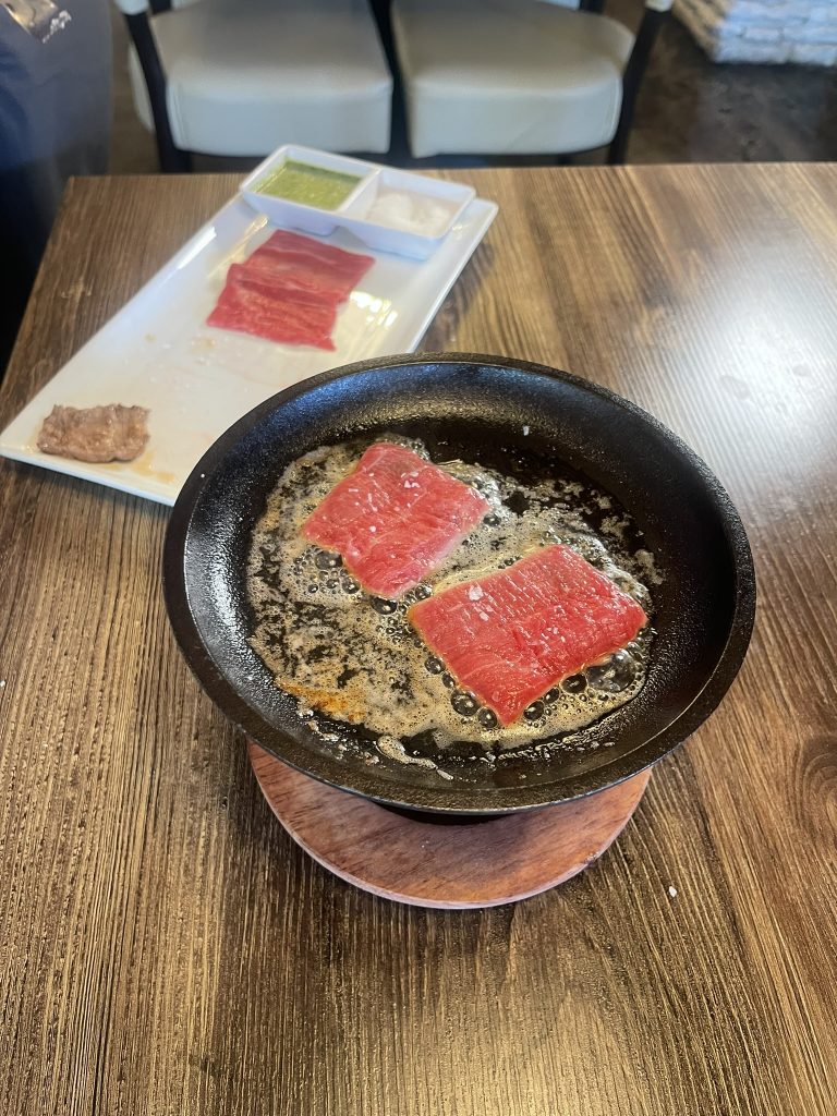 Tabletop Tenderloin at Zest Restaurant Roswell